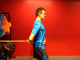 shoulder behind hand exercise scapula ir ss band exercises